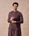 Grey Hues Splendid Kurta Jacket Set